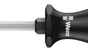 334 SK SL Отвёртка шлицевая, с шестигранным стержнем, 1.2 x 7 x 125 мм