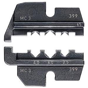 Плашка опрессовочная: штекеры Solar MC 3 (Multi-Contact), 2.5-4.0-6.0 мм², 3 гнезда