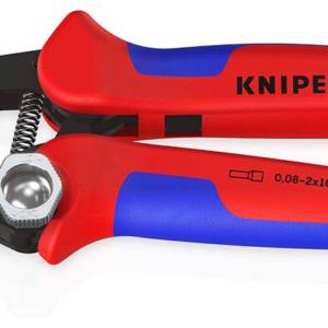 Пресс-клещи для контактных гильз DIN 46228 1+4, 6-гранный обжим, боковые, 1 гнездо, 0.08-16 мм², 2 х 10 мм², длина 180 мм, фосфатированные