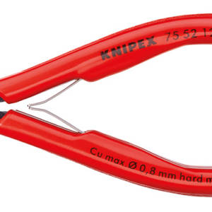 Бокорезы для электроники, узкая головка, 125 мм, обливные ручки