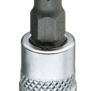 50825-37 Головка торцевая с вставкой-битой TORX с отверстием под штифт, 1/4", TT 27 x 37 мм