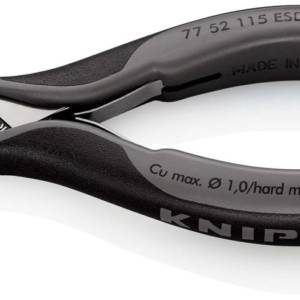 Бокорезы для электроники ESD, острая плоская головка, 115 мм, 2-комп антистатические ручки