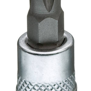 50825-32 Головка торцевая с вставкой-битой Phillips, 1/4", РН3 x 36 мм