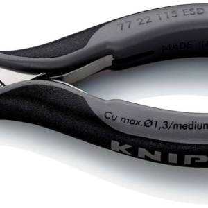 Бокорезы для электроники ESD, округлая головка, 115 мм, 2-комп антистатические ручки…4