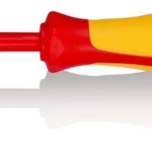 Отвёртка VDE PlusMinus Phillips PH/S 1 x 80 мм, с узким концом, длина 187 мм, диэлектрическая