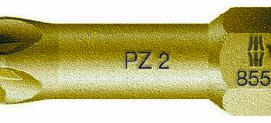 855/1 TH PZ бита торсионная, сверхтвёрдая, 1/4" C6.3, PZ 2 x 25 мм
