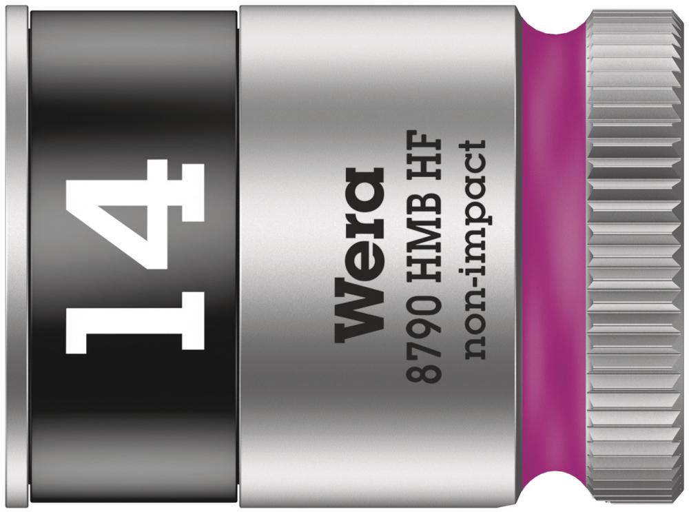 8790 HMB HF Zyklop Головка торцевая 6-гранная, 3/8", с фиксацией, 14 x 29 мм