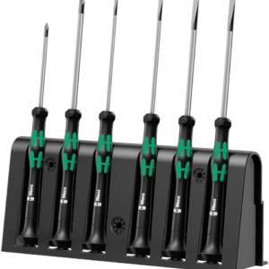 2035/6 B Kraftform Micro Набор отвёрток прецизионных + подставка, 6 пр., PH 0x60/1×80, SL 0.40×2.5×8