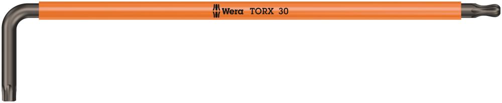 967 SPKXL TORX® Multicolour Г-образный ключ, удлиненный, с шаром, TX 30 x 195 мм