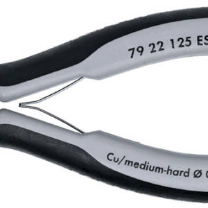 Бокорезы прецизионные ESD, округлая головка, 125 мм, 2-комп антистатические ручки…3