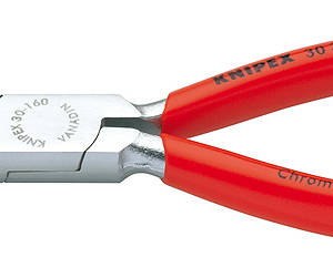 Круглогубцы, губки без насечек 41 мм, длина 160 мм, хром, обливные ручки