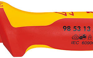 Нож для секторного кабеля VDE, 190 мм, 2-комп диэлектрическая ручка