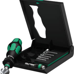 845/8 Набор бит-зенкеров конических одноканавочных 90° с отвёрткой-битодержателем и битодержателем R