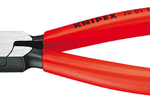 Плоскогубцы тупоносые, рифлённые губки 28 мм, длина 140 мм, фосфатированные, обливные ручки