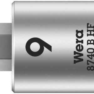 8740 B Hex-Plus HF Zyklop Головка торцевая с вставкой-битой с внешним шестигранником, 3/8", с фиксацией, 9 x 38.5 мм