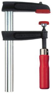 TP100S12BE Струбцина чугунная 1000/175, 5.5 кН, деревянная ручка