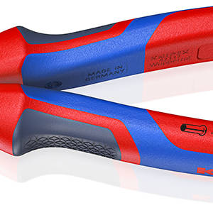 Пресс-клещи, 9 гнёзд, контактные гильзы DIN 46228 1+4, 0.25-16 мм², 180 мм, 2-комп ручки