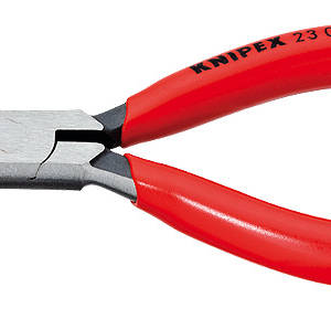 Плоскогубцы механика прецизионные тупоносые с режущей кромкой, рифлённые губки 35 мм, длина 140 мм,