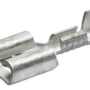 Гильзы флажковые, неизолированные, 2.8 x 0.8 мм, 0.5-1.0 мм², 100 шт