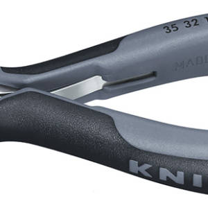 Плоскогубцы захватные для электроники ESD, круглые губки, 115 мм, 2-комп антистатические ручки