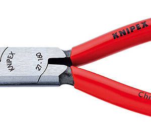 Плоскогубцы телефониста с режущими кромками, плоскокруглые губки, 160 мм, обливные ручки