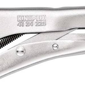 Зажим ручной, плоские губки, круг 25 мм, квадрат 16 мм, под ключ 30 мм, длина 225 мм