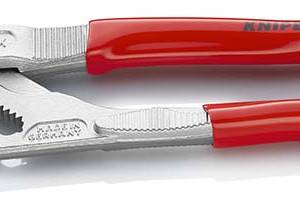 Клещи переставные-гаечный ключ, зев 52 мм, длина 250 мм, хром, обливные ручки