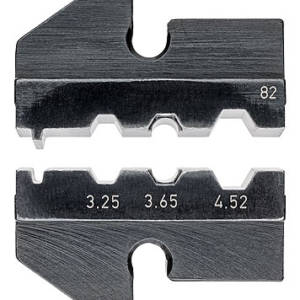 Плашка опрессовочная: штекеры для оптоволокна, Telegärtner, Ø 3.25/3.65/4.52 мм, 3 гнезда