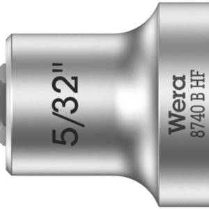 8740 B Hex-Plus HF Zyklop Головка торцевая с вставкой-битой с внешним шестигранником, 3/8", с фиксацией, 5/32" x 35 мм