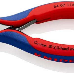 Кусачки торцевые для электроники, маленькая фаска, 115 мм, 2-комп ручки