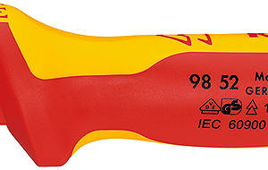 Нож для кабеля VDE, 190 мм, 2К диэлектрическая ручка