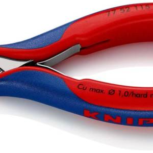 Бокорезы для электроники, острая плоская головка, 115 мм, 2-комп ручки