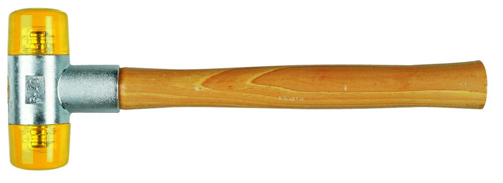 100 Киянка со сменными бойками из пластика Cellidor #6, Ø 51 мм, длина 340 мм, боёк мягкий