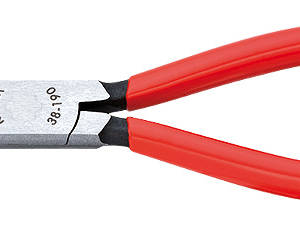 Плоскогубцы механика, плоские широкие губки, 190 мм, фосфатированные, обливные ручки