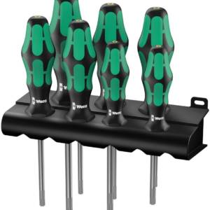 367/7 TORX® HF Kraftform Plus Набор отвёрток, с фиксацией + подставка, 7 пр., TX 8×60/10×80/15×80/20×100/25×100/27×115/30×115