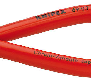 Кусачки торцевые для механиков, 130 мм, хром, обливные ручки