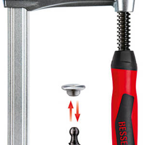 GZ12-2K Струбцина цельнометаллическая 120/60, 6 кН, 2К ручка