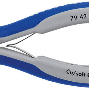 Бокорезы прецизионные, острая головка, для мягких материалов, 125 мм, 2-комп ручки