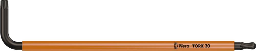 967 SPKL TORX® BO Multicolour Г-образный ключ, BlackLaser, с шаром, TX 30 x 122 мм, с отверстием