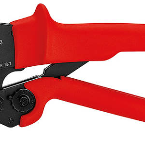 Пресс-клещи, 4 гнезда, неизолированные гильзы DIN 46234/235/341/267, 0.5-10.0 мм², длина 250 мм