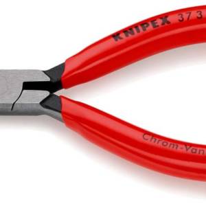 Плоскогубцы захватные прецизионные, плоскокруглые губки, 125 мм, фосфатированные, обливные ручки, SB