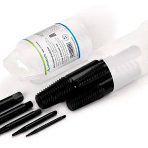 Набор экстракторов спиральных, 8 пр., #1/2/3/4/5/6/7/8, M3 — M45, пластиковый цилиндрический кейс, д