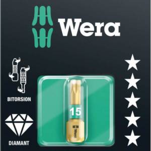 867/1 BDC TORX® SB бита торсионная, алмаз, 1/4" C6.3, TX 15 x 25 мм