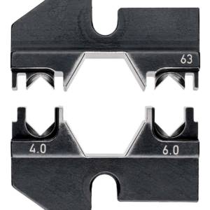 Плашка опрессовочная: штекеры Solar (Huber + Suhner), 4.0/6.0 мм², 3 гнезда