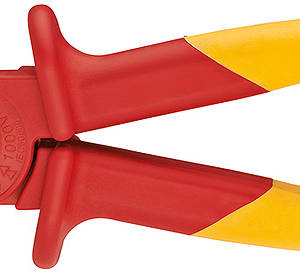 Плоскогубцы захватные VDE из армированного фиберглассом пластика, 180 мм, диэлектрические