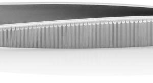 Пинцет универсальный, нерж, 120 мм, гладкие тупые губки 30°