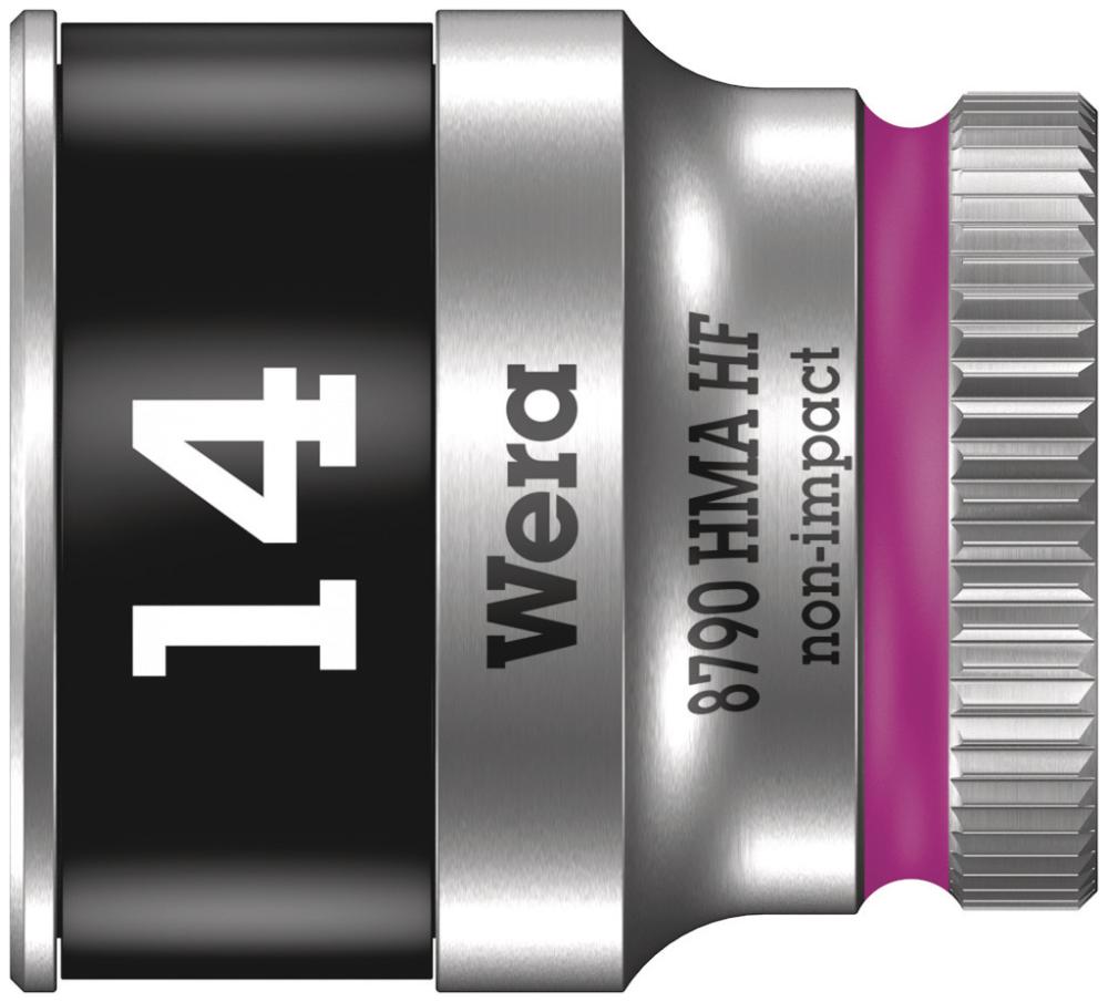 8790 HMA HF Zyklop Головка торцевая 6-гранная, 1/4", с фиксацией, 14 x 23 мм