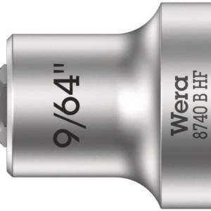 8740 B Hex-Plus HF Zyklop Головка торцевая с вставкой-битой с внешним шестигранником, 3/8", с фиксацией, 9/64" x 35 мм