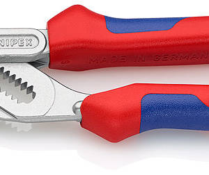 Клещи переставные-гаечный ключ, зев 40 мм, длина 180 мм, хром, 2-комп ручки