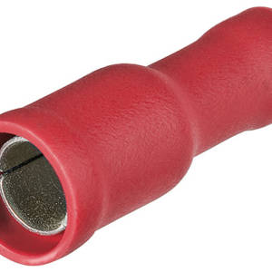 Гильзы трубчатые, изолированные, красные, Ø 4 мм, 0.5-1.0 мм², 100 шт